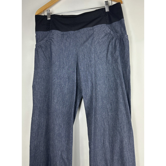 PrAna Summit Pants Women's Size XL 32" Pull On Stretch Pockets Hiking Walking - Picture 5 of 13
